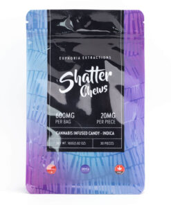 Indica 600mg Shatter Chews (Euphoria Extractions)