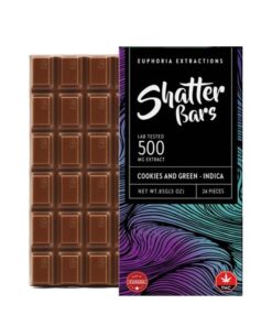 Euphoria Extractions – 500mg THC Shatter Bars