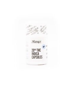 20mg THC Indica Capsules (Mary’s Edibles)
